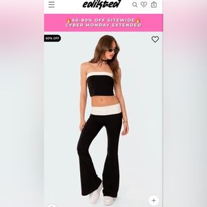 Ediked Matching Fold Over Set